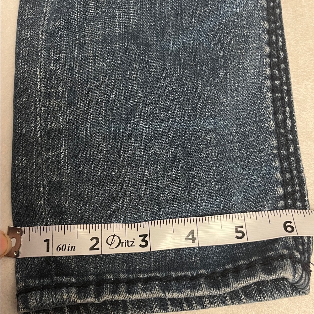 Rock Revival Women's Debbie Straight Embellishdd Jeans Sz 25 - Picture 3 of 15